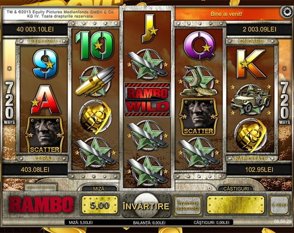 Joc gratuit slot iSoftBet Rambo