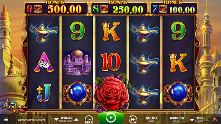 Arabian Rose slot cu trandafiri