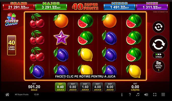 40 Super Fruits Clover Chance