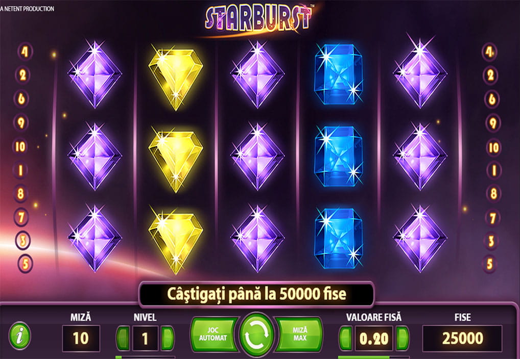 Slot online Starburst de la NetEnt