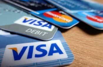 Credit and debit cards from Visa and Mastercard.