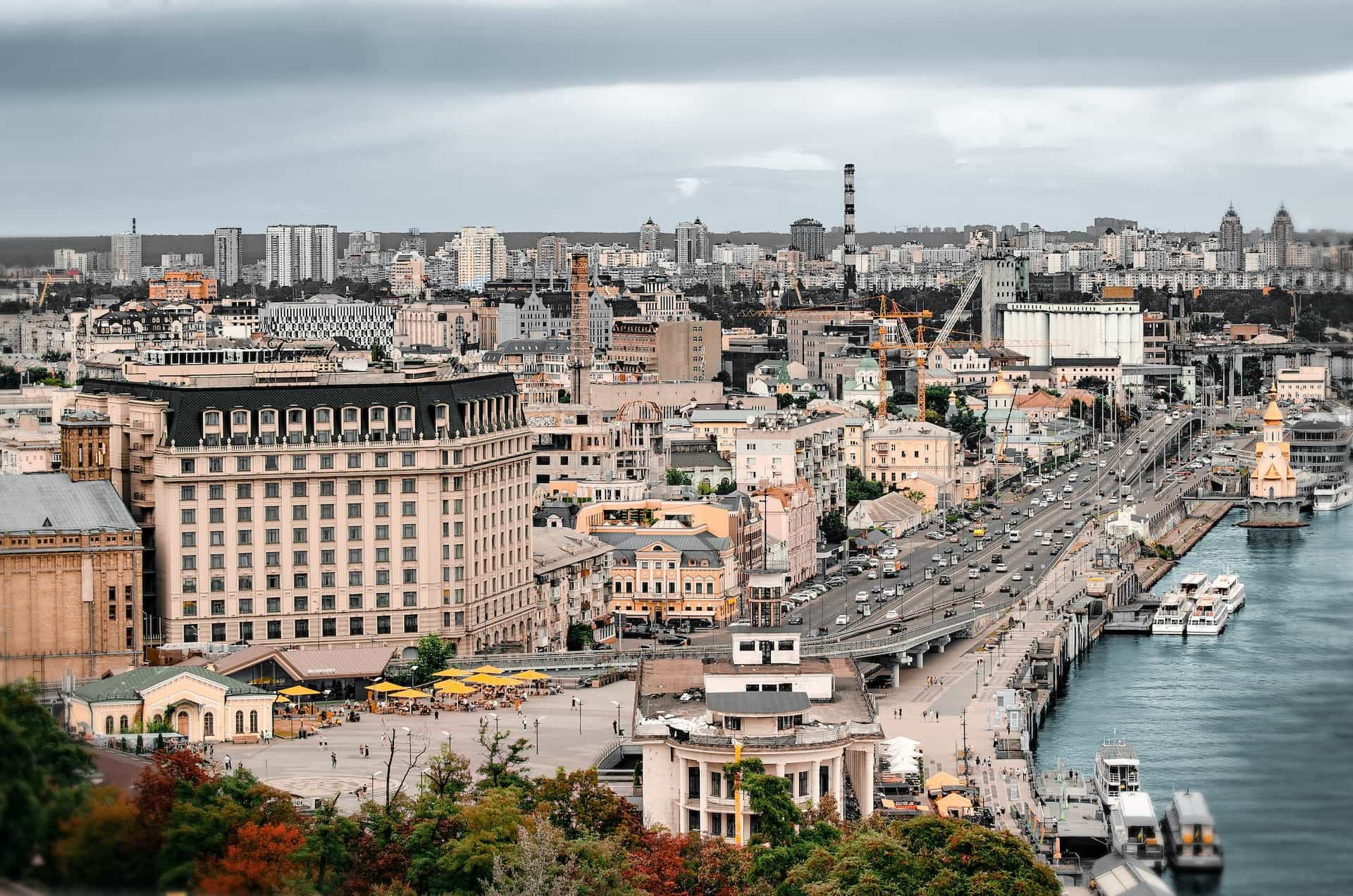 The waterfront of Ukraine.