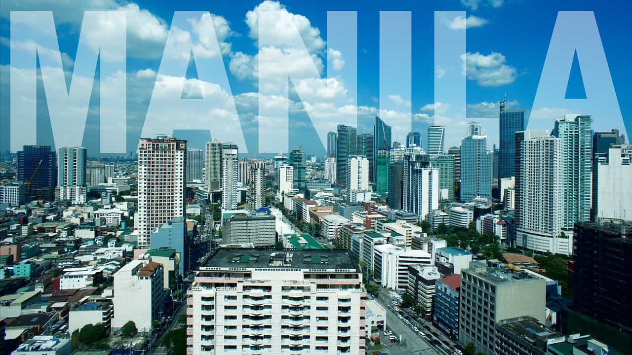 Manila city skyline